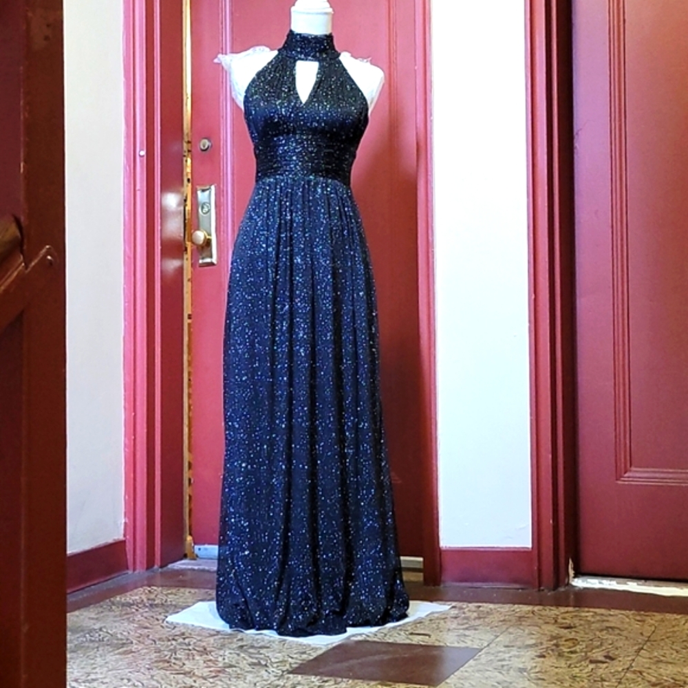 ELiZA J WOMEN' BLACK SEQUIN DRESS SZ 4 - Picture 6 of 16